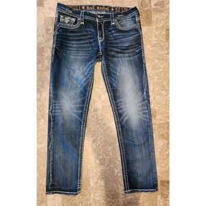 Womens Rock Revival Dania Easy Skinny Jeans Size 31 x 29.5
